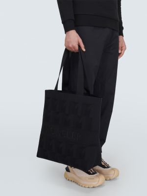 Strick shopper handtasche Moncler schwarz