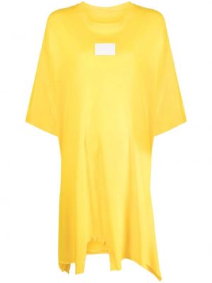 Šaty Mm6 Maison Margiela, žlutá