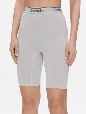 Sportske kratke hlače slim fit Calvin Klein Performance siva