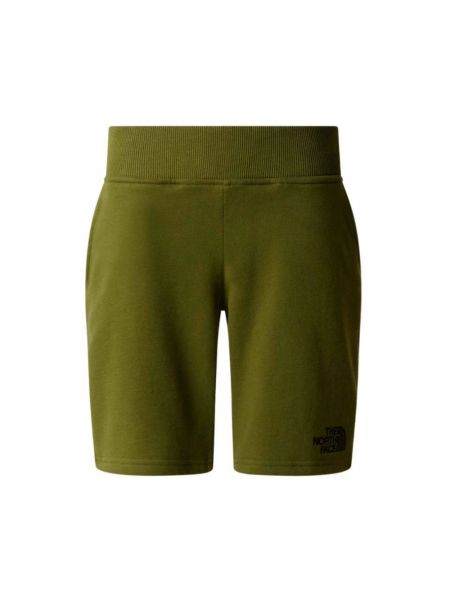 Shorts aus baumwoll The North Face grün