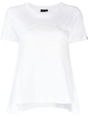 Βαμβακερή αθλητική μπλούζα Sport B. By Agnès B. λευκό