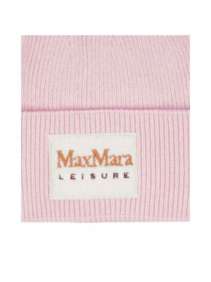 Czapka Max Mara różowa
