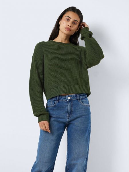 Пуловер свободного кроя Noisy May зеленый