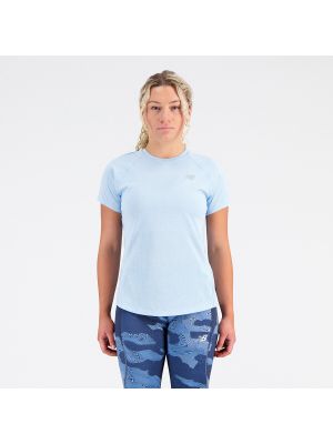 Camiseta deportiva New Balance azul