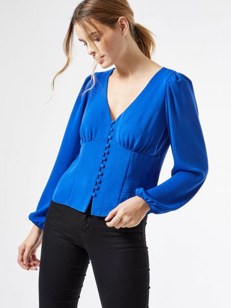 Блуза с копчета Dorothy Perkins синьо