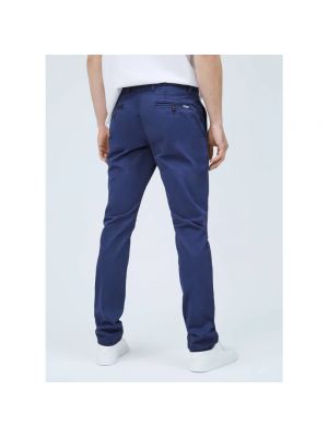 Spodnie slim fit Pepe Jeans niebieskie