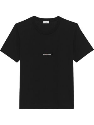 Черная футболка Saint Laurent