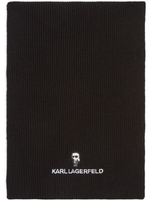 Šál Karl Lagerfeld čierna