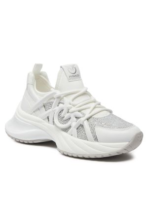 Kristály sneakers Pinko fehér