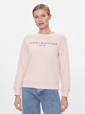 Bluza dresowa Tommy Hilfiger różowa