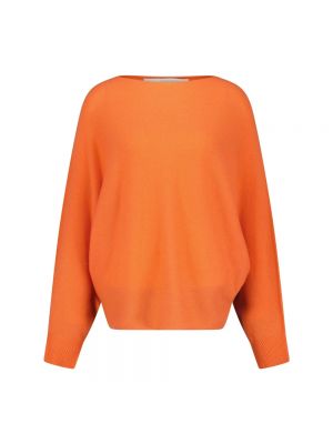 Sweter z kaszmiru oversize Herzen's Angelegenheit pomarańczowy