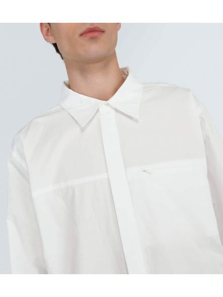 Памучна риза Entire Studios бяло