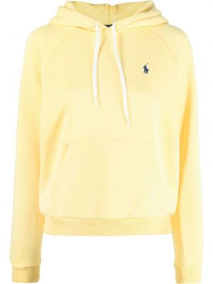 Brodert hettegenser Polo Ralph Lauren gul