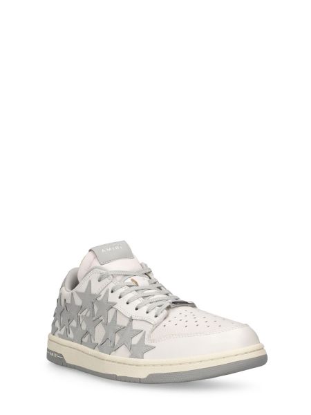 Sneakers κασμιρένια με μοτίβο αστέρια Amiri λευκό