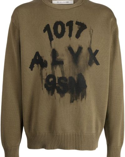 Pullover aus baumwoll mit print 1017 Alyx 9sm