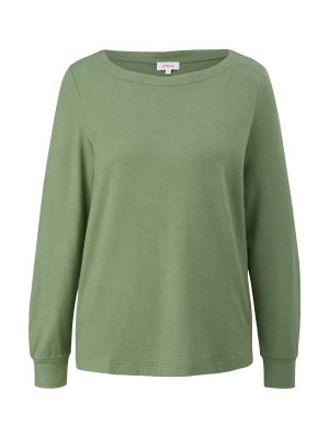 Tričko s dlhými rukávmi S.oliver zelená