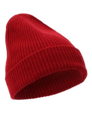 Кашемировая шапка Tegin красная