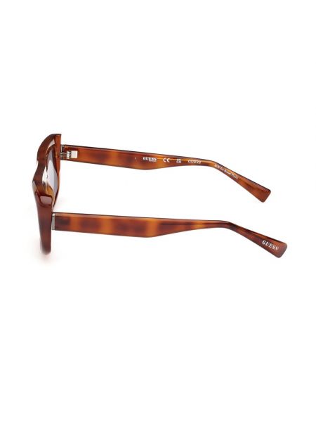 Okulary przeciwsłoneczne Guess brązowe