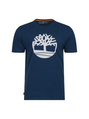 Rövid ujjú póló Timberland kék