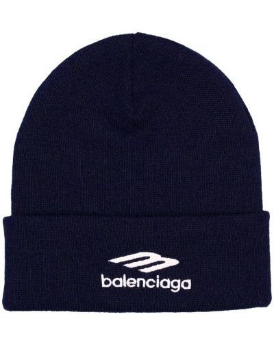 Bonnet de sport Balenciaga bleu