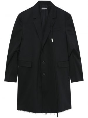 Палто с копчета Ann Demeulemeester черно