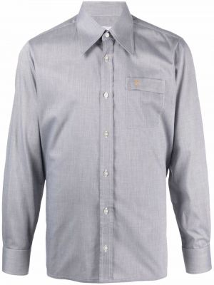 Camisa con bordado Pierre Cardin Pre-owned gris