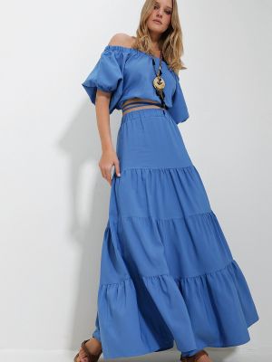 Suknja Trend Alaçatı Stili plava