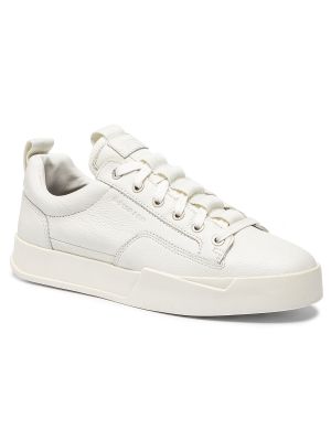 Sneakers con motivo a stelle G-star Raw bianco