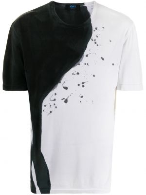Camiseta con estampado Kiton gris