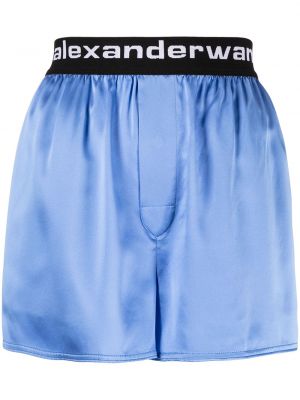 Shorts Alexander Wang, blu
