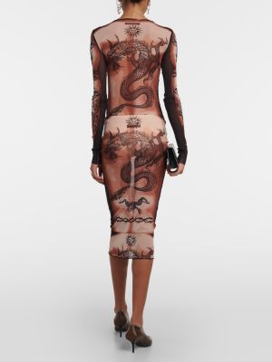 Midi krilo z mrežo Jean Paul Gaultier