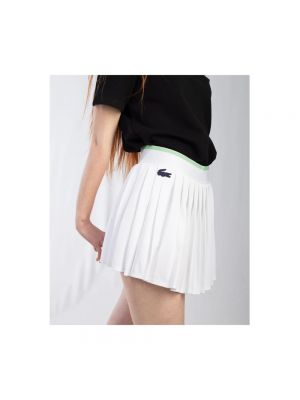 Mini spódniczka Lacoste biała