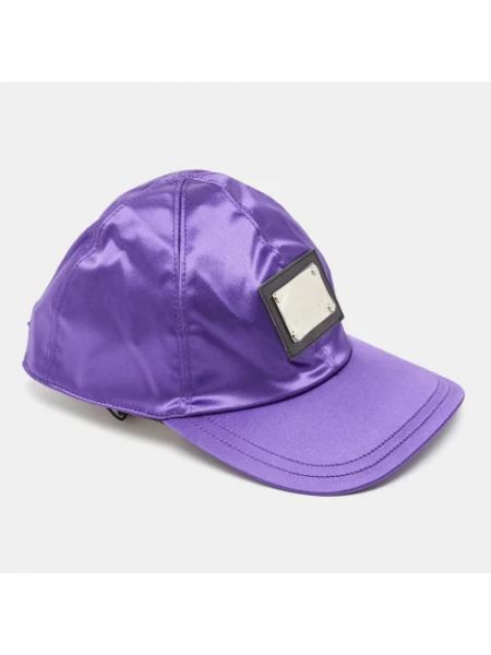 Sombrero de raso Dolce & Gabbana Pre-owned violeta