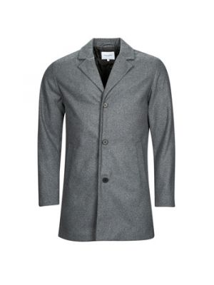 Cappotto di lana Jack & Jones grigio