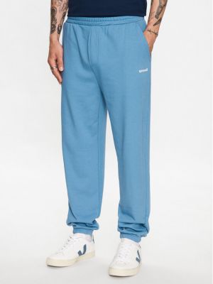 Priliehavé teplákové nohavice Sprandi modrá