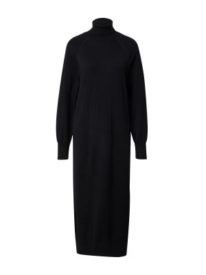 Πλεκτή φόρεμα Ecoalf μαύρο