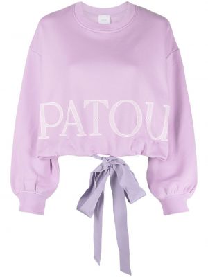 Bluza z nadrukiem Patou fioletowa