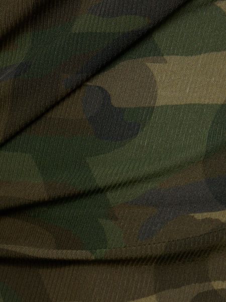 T-shirt manches longues transparent avec manches longues à imprimé camouflage Marc Jacobs