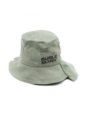 Mütze mit print Osklen grün