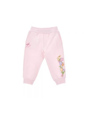 Spodnie sportowe Monnalisa różowe
