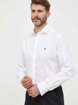 Koszula slim fit bawełniana Polo Ralph Lauren biała