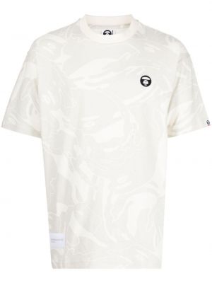 T-shirt en coton à imprimé à imprimé camouflage Aape By *a Bathing Ape®