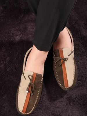 Kožené semišové loafersy Ducavelli