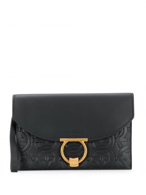 Bolso clutch Salvatore Ferragamo negro