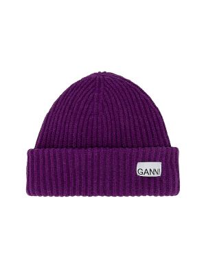 Bonnet Ganni violet