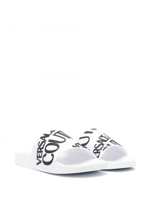 Mustriline ilma kontsaga kingad Versace Jeans Couture valge