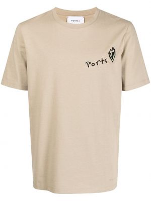 T-shirt Ports V brun