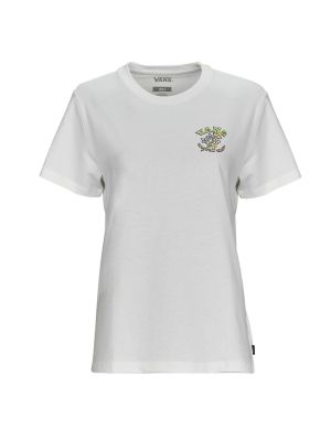 Tričko s krátkými rukávy s paisley potiskem Vans bílé