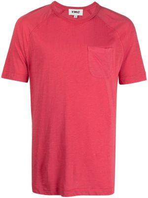 T-shirt con tasche Ymc rosso