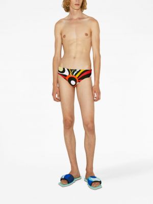 Abstrakter bikini-hose mit print Pucci schwarz